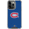 NHL Montreal Canadiens Solid Background iPhone 16 Pro Clear Case